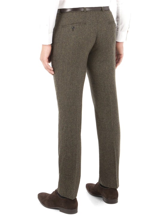 Rifle Green British Tweed Camden Trouser