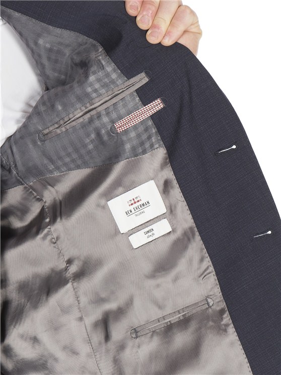 Peacoat broken check jacket