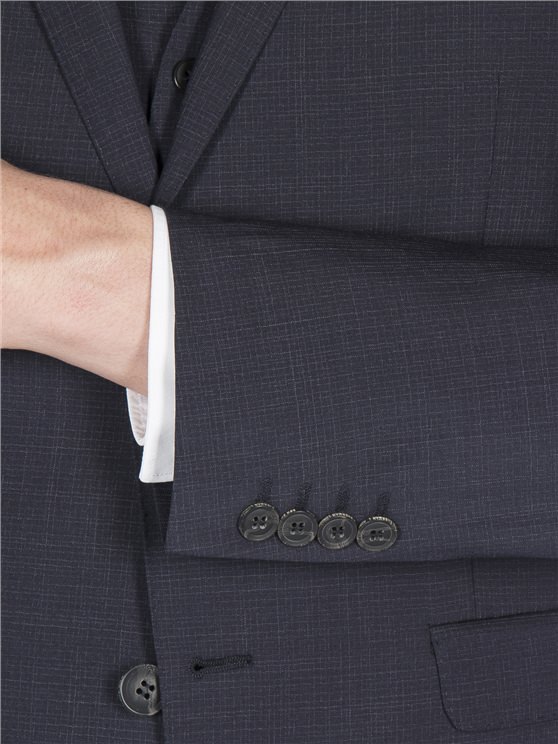 Peacoat broken check jacket