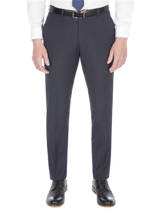 Peacoat broken check trouser