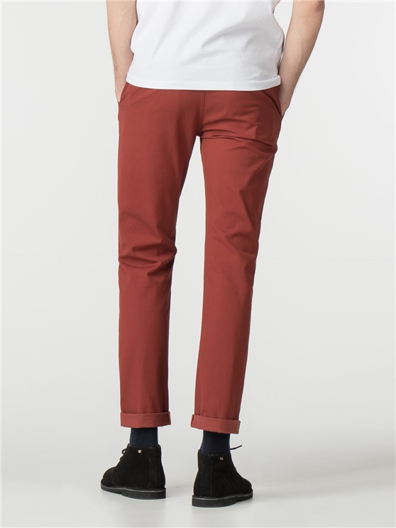 Korango Fighter Jet Stretch Chino in Rust main image 1