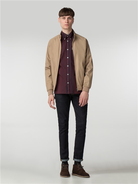 Beige Harrington Jacket