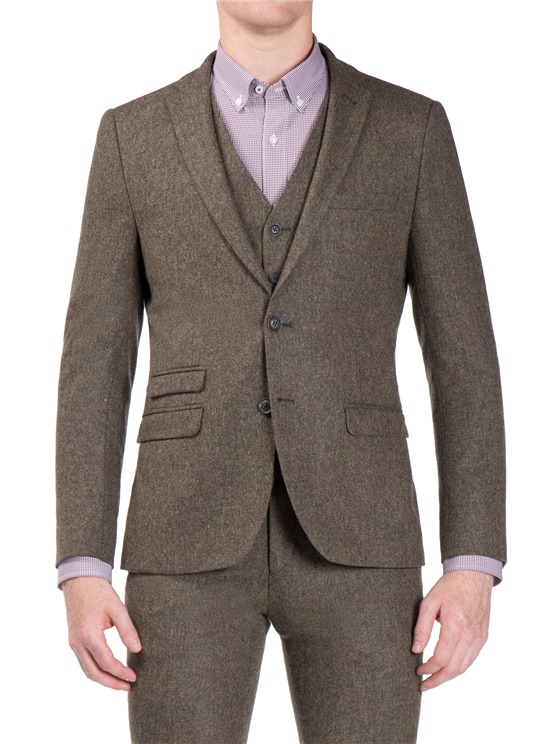 Donegal Jacket in Forest Green