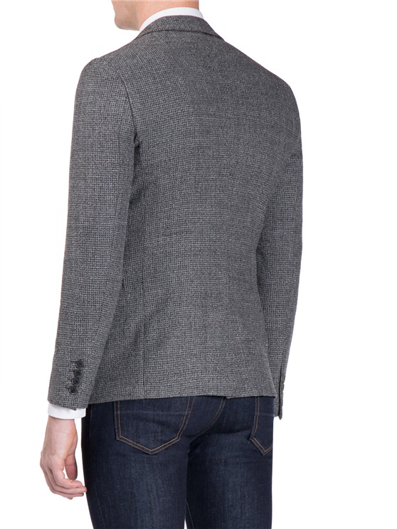 Salt and Pepper Boucle Camden Fit Jacket