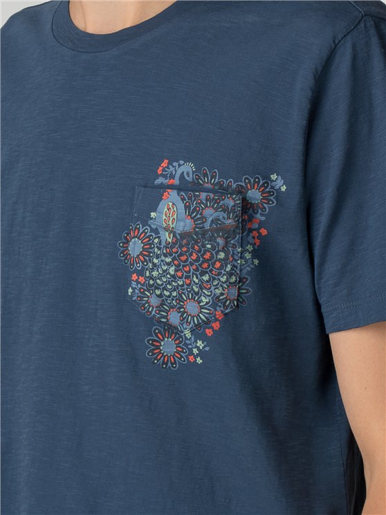 Peacock Pocket T-Shirt