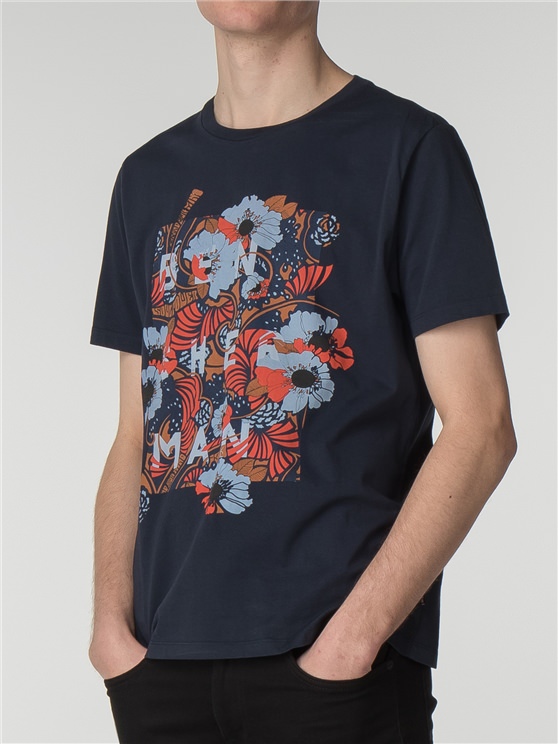 Floral Panel T-Shirt