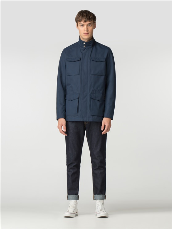 Navy Four Pocket Jacket
