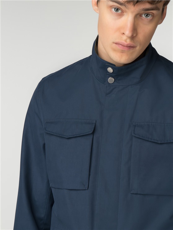 Navy Four Pocket Jacket