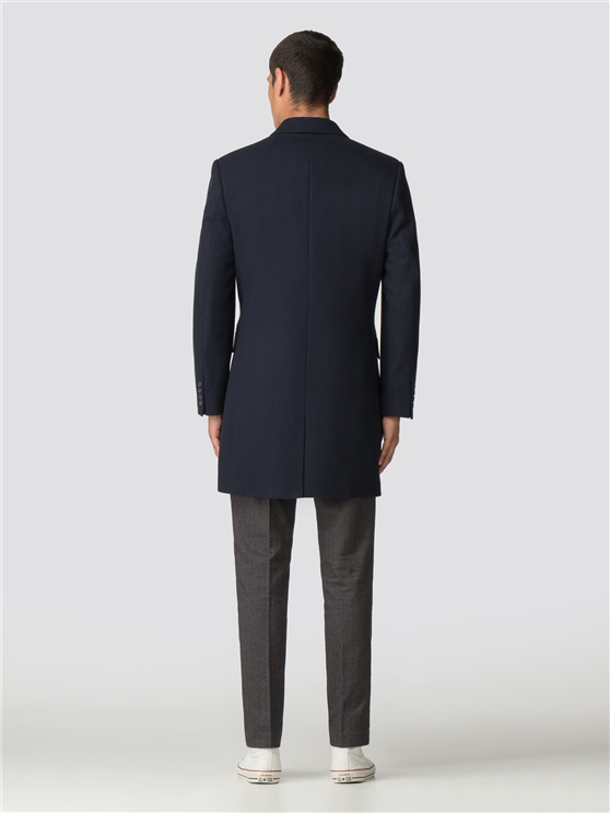 Navy Tailored Coat