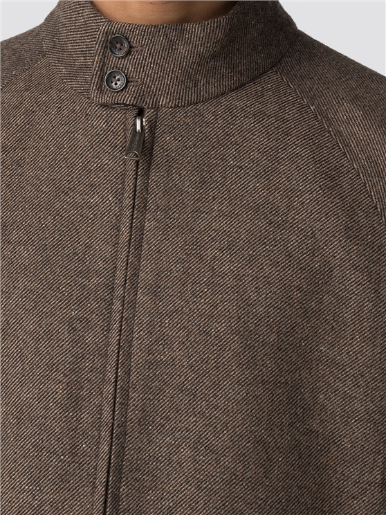 Bark Wool Harrington Jacket