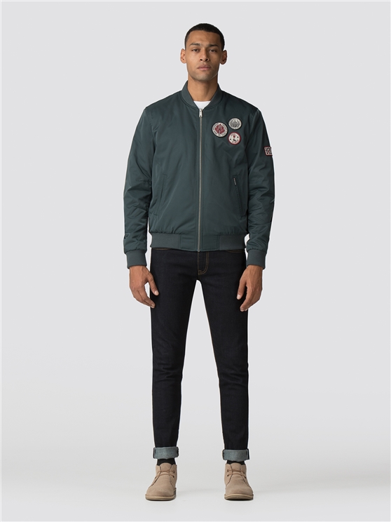 Sateen Badge Bomber