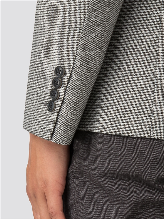 Black And White Check Blazer