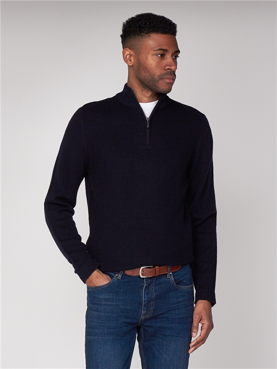 Quarter Zip Funnel Neck