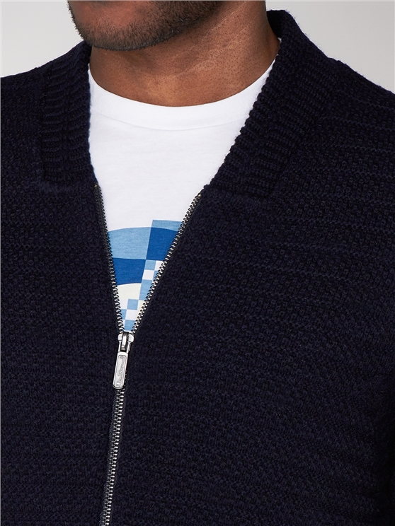 Knitted Bomber Jacket