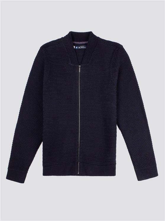 Knitted Bomber Jacket