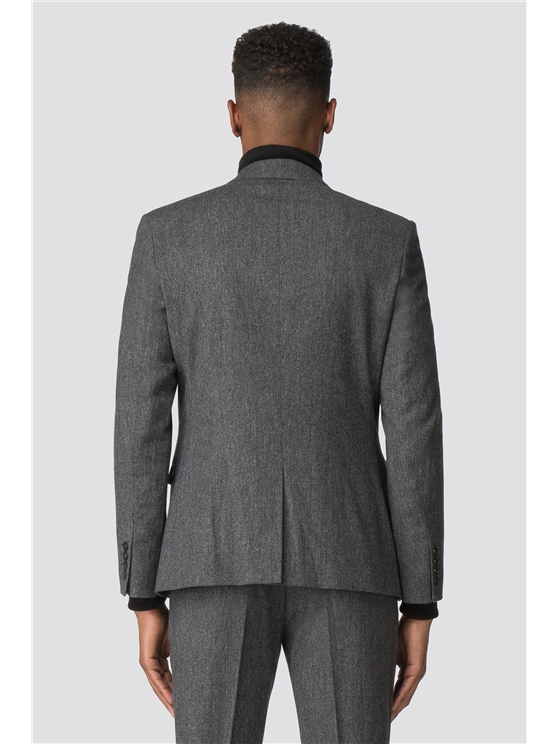 British Charcoal Tweed Camden Fit Jacket