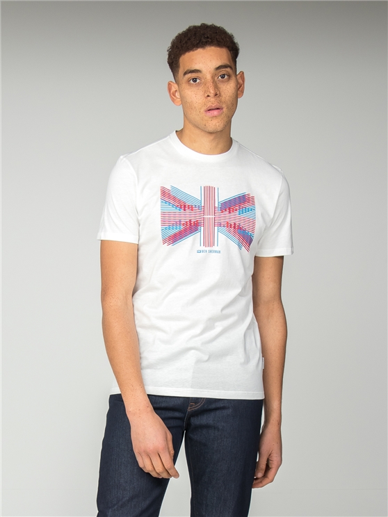 White Union Lines T-Shirt
