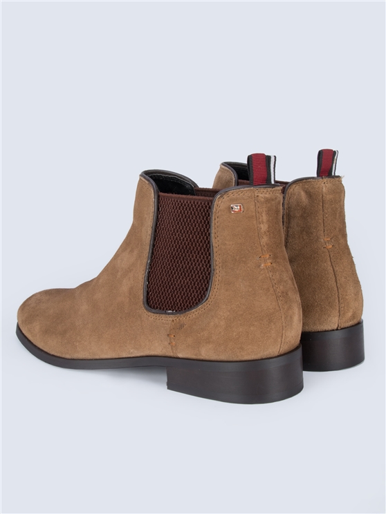 platform chelsea boots suede