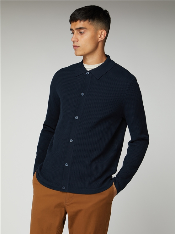 Textured Knitted Polo | Ben Sherman