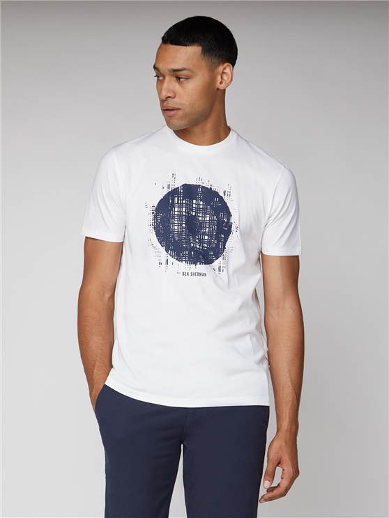 Painted Check Target T-Shirt