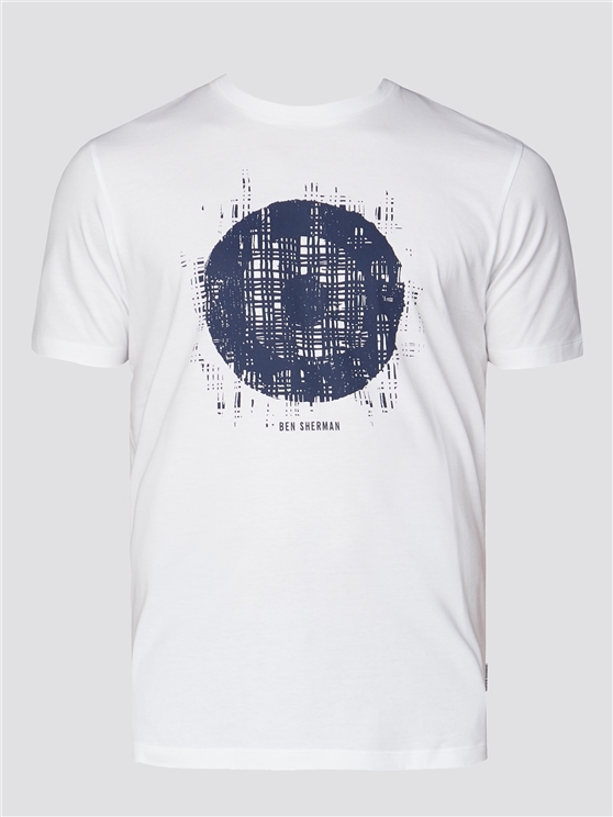 Painted Check Target T-Shirt