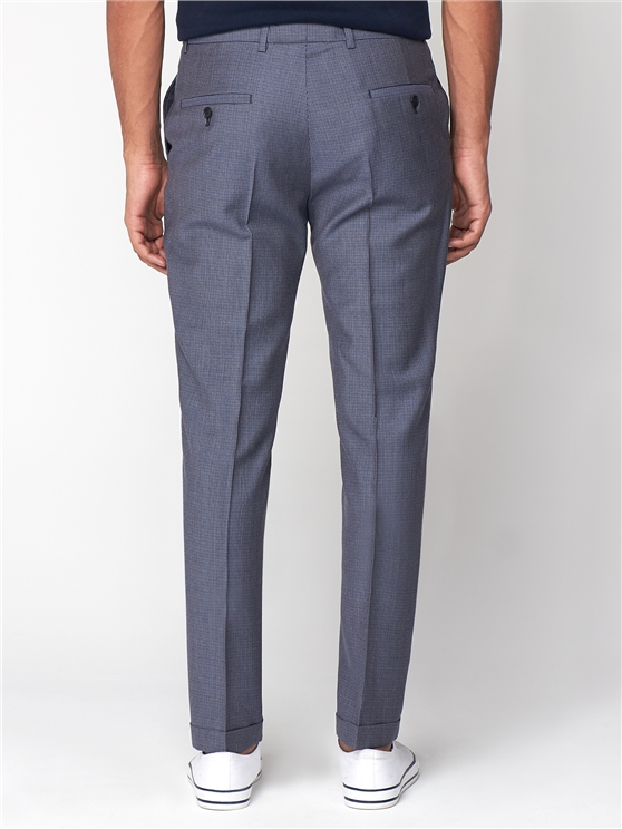 British Blue Micro Gingham Camden Jacket