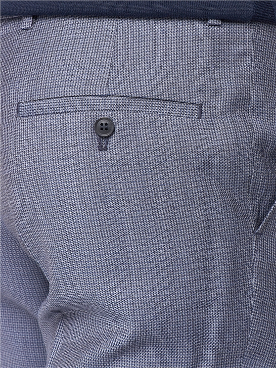British Blue Micro Gingham Camden Jacket