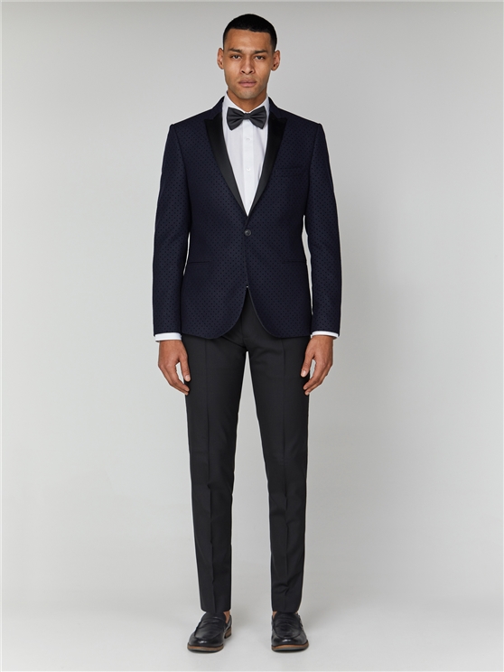 Navy Polka Dot Camden Jacket