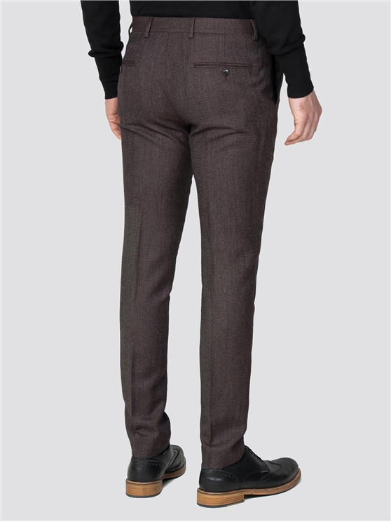 rust trouser suit