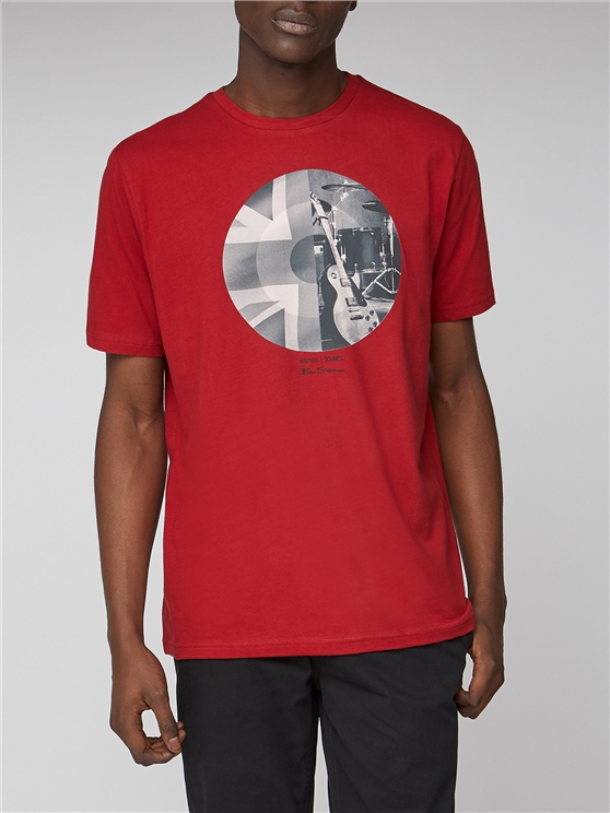 Ben Sherman Mens Tropical Union Graphc Tee