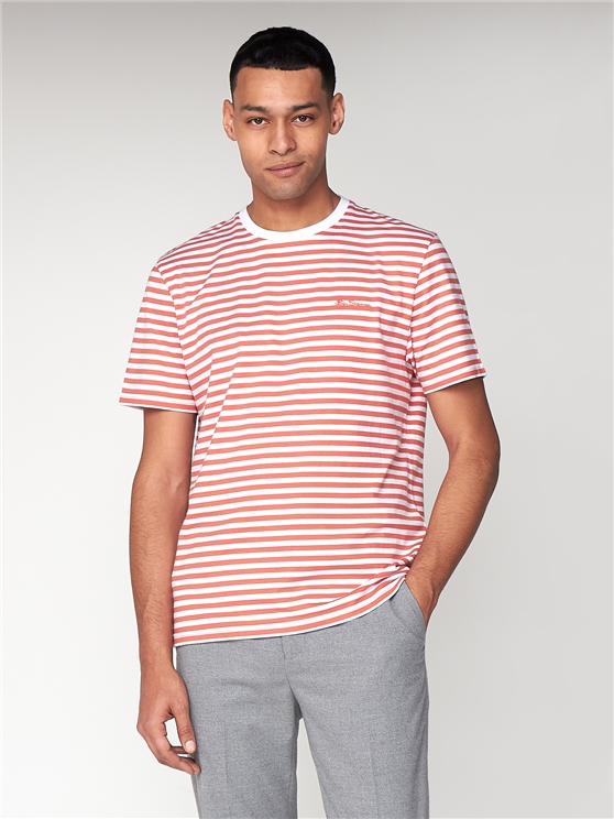 Ben Sherman Burnt Orange Short Sleeve Jersey Breton