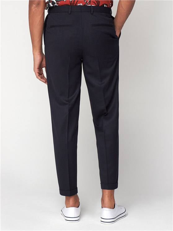 Midnight Navy Unstructured Slim Jacket