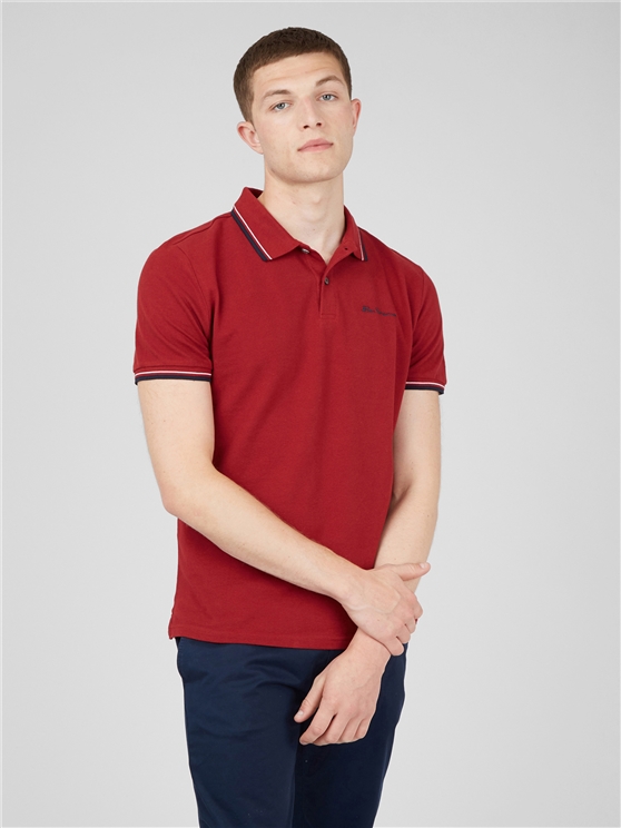 Signature Polo Shirt - Red