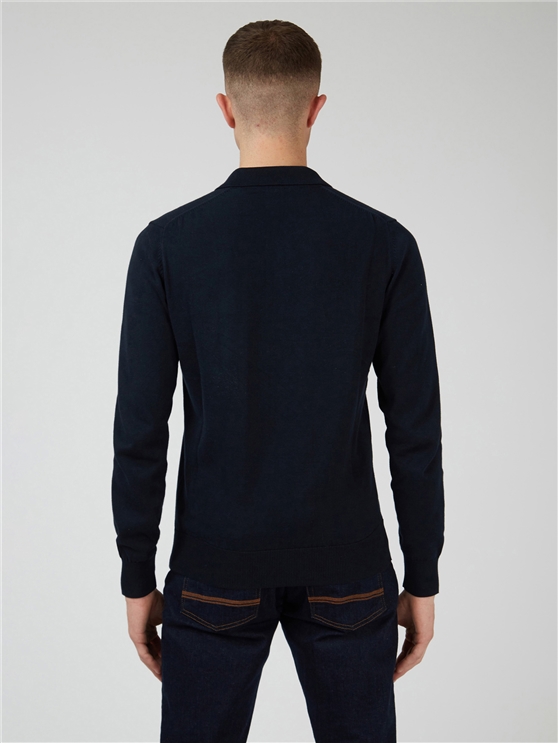 Long sleeve outlet polo jumper mens